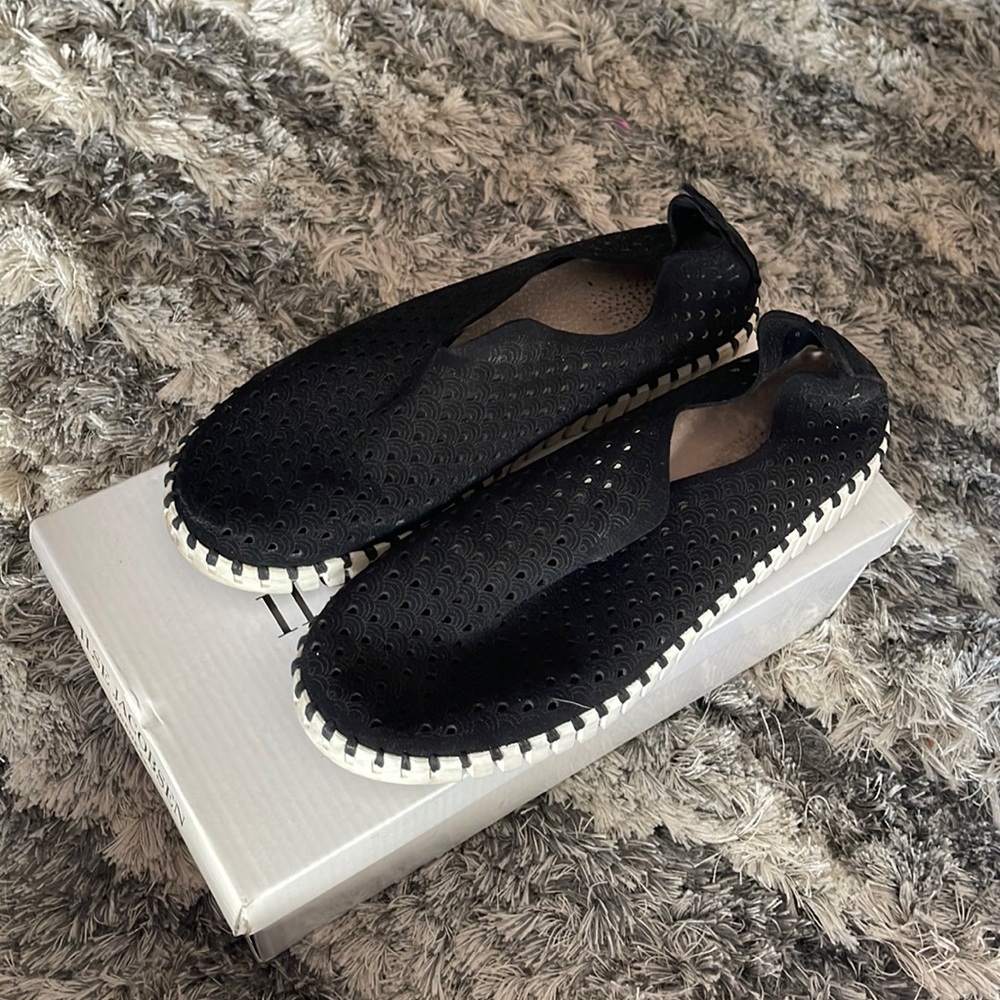 Ilse Jacobsen tulip black slip on size 37